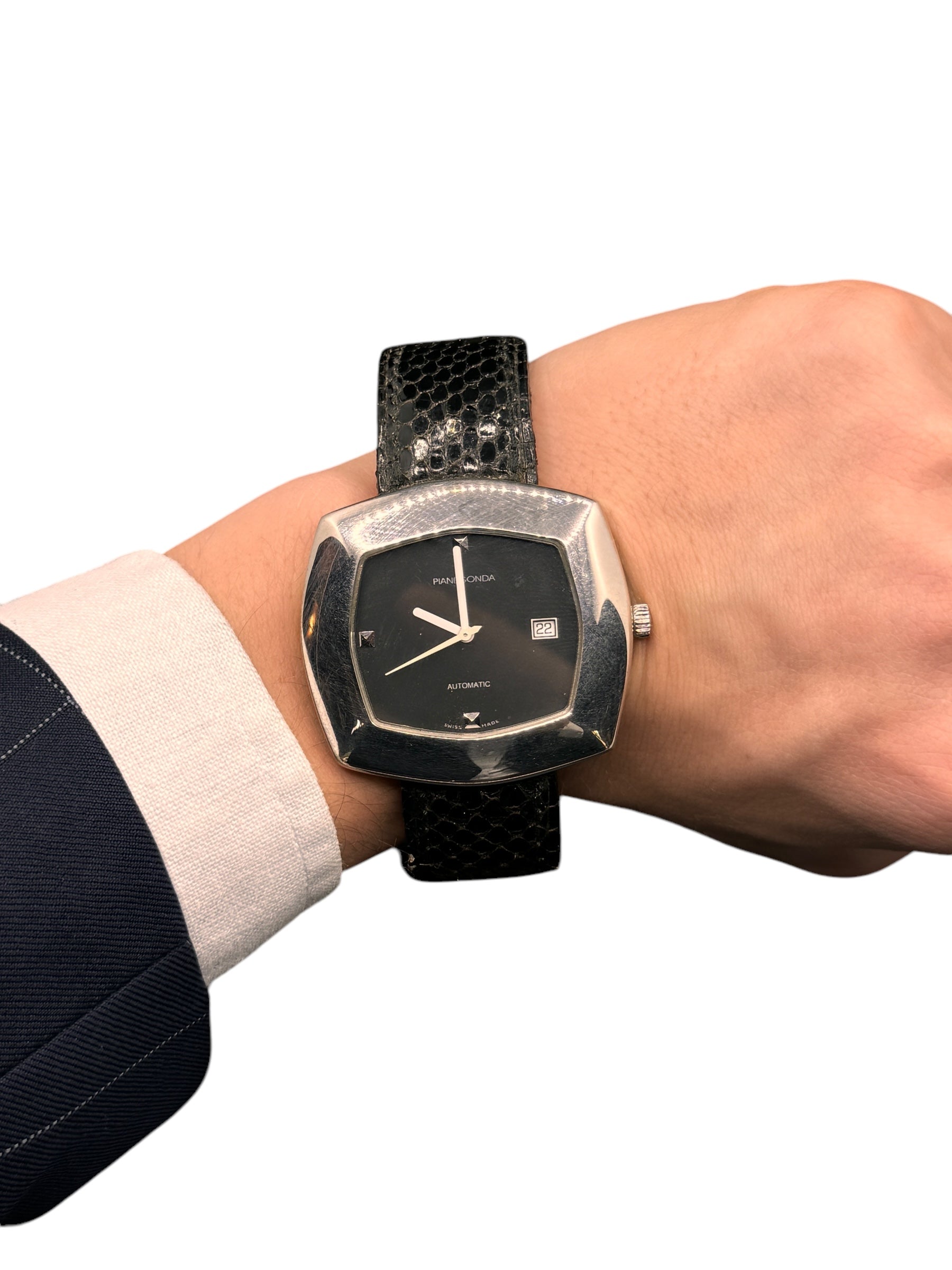 Orologio unisex Pianegonda, automatico, 40mm, collezione Vintage - W002-1-nero