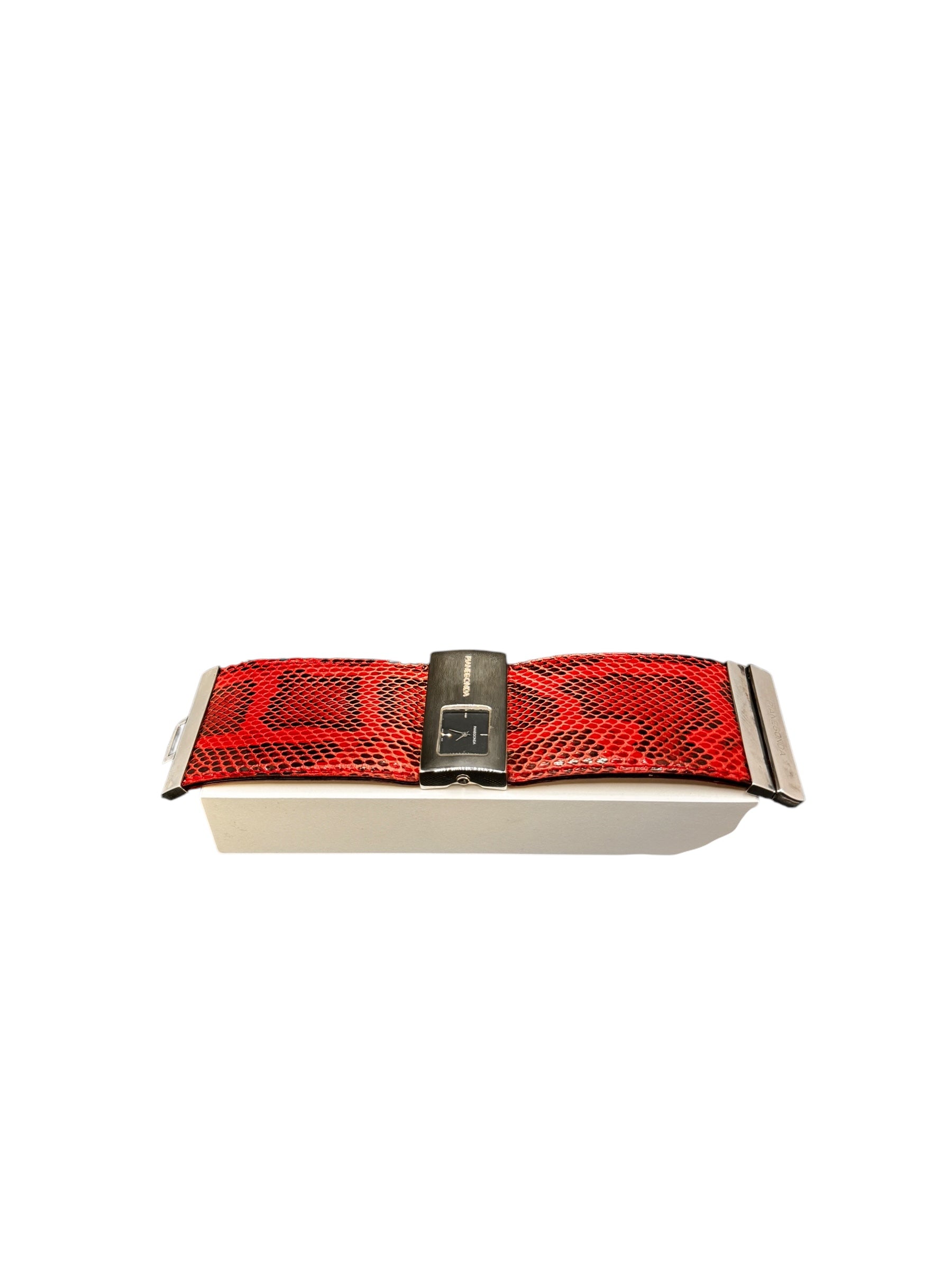 Pianegonda Damenuhr, Quarzwerk, Delano Kollektion, 50mm - W001-1-rot