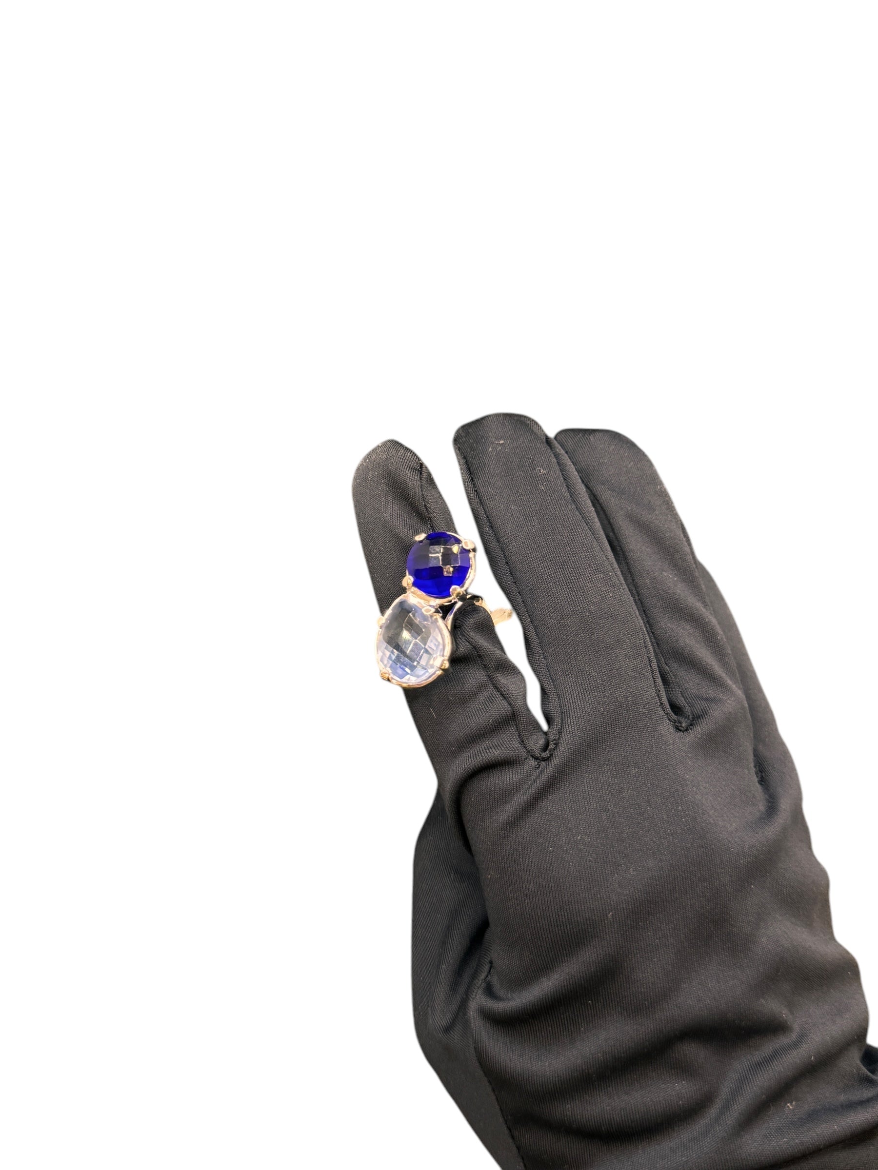 Labriola Silberring mit blauem Spinell und Aquamarinsteinen – AG1041/B