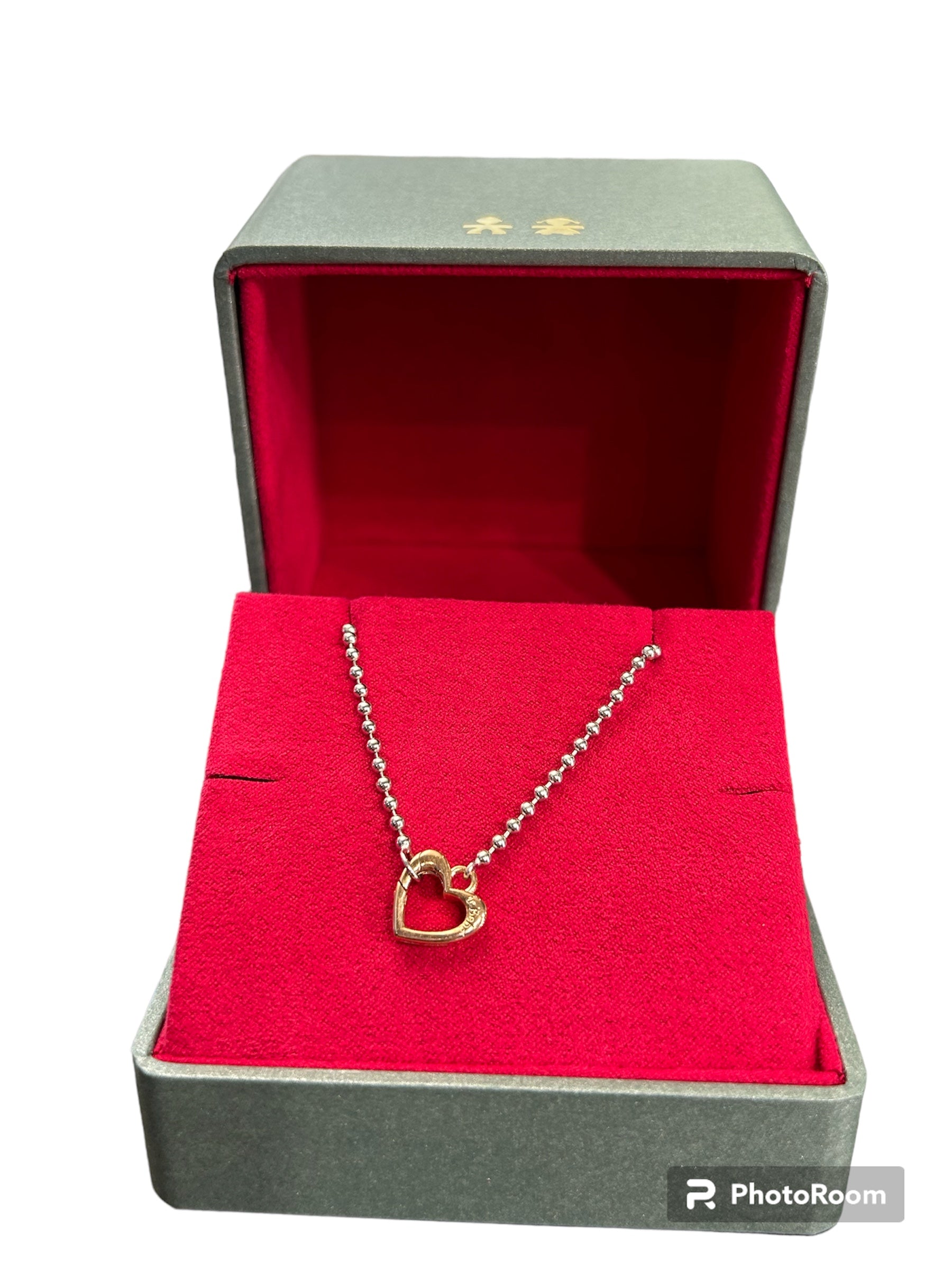 Le Bebè Silberne Herzkette – Lock Your Love – LBBR163