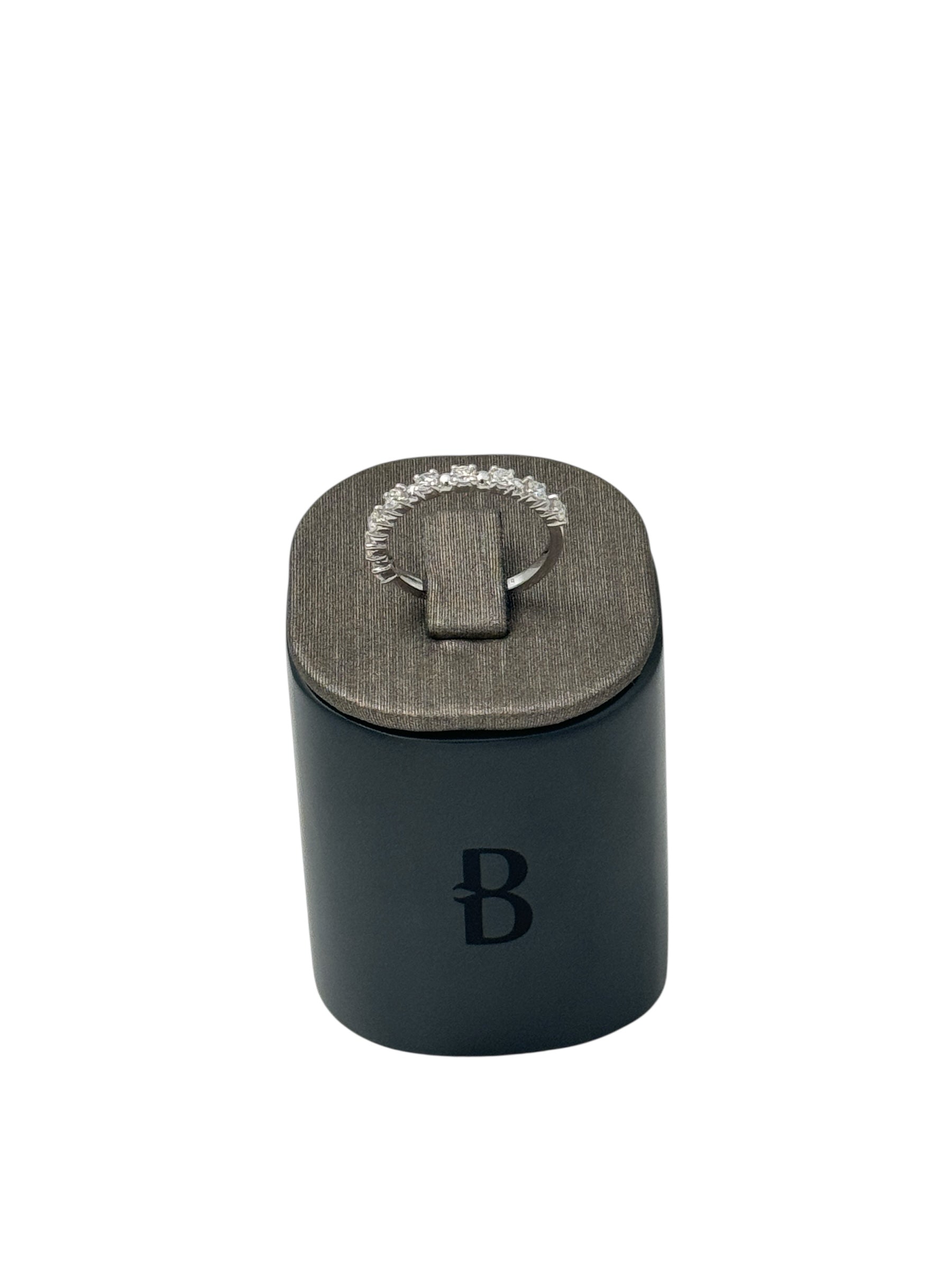 Anello Veretta Buonocore in oro bianco 18kt e diamanti, 0.44ct - 1714A01DW