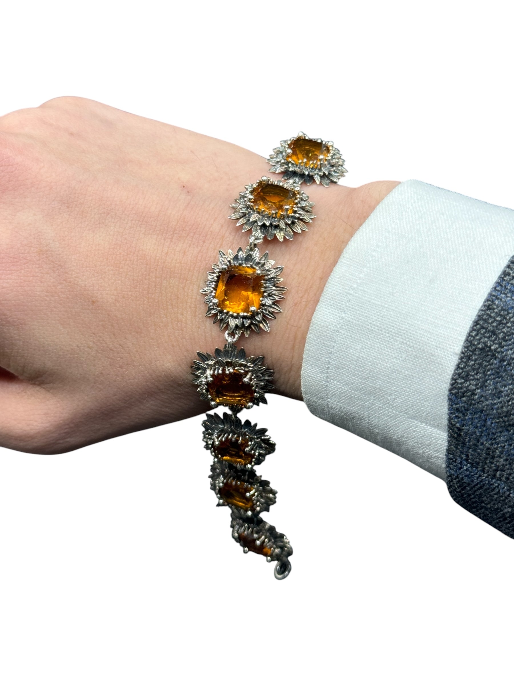 Labriola SILBERARMBAND MIT GELBEM CITRINQUARZ - 2248