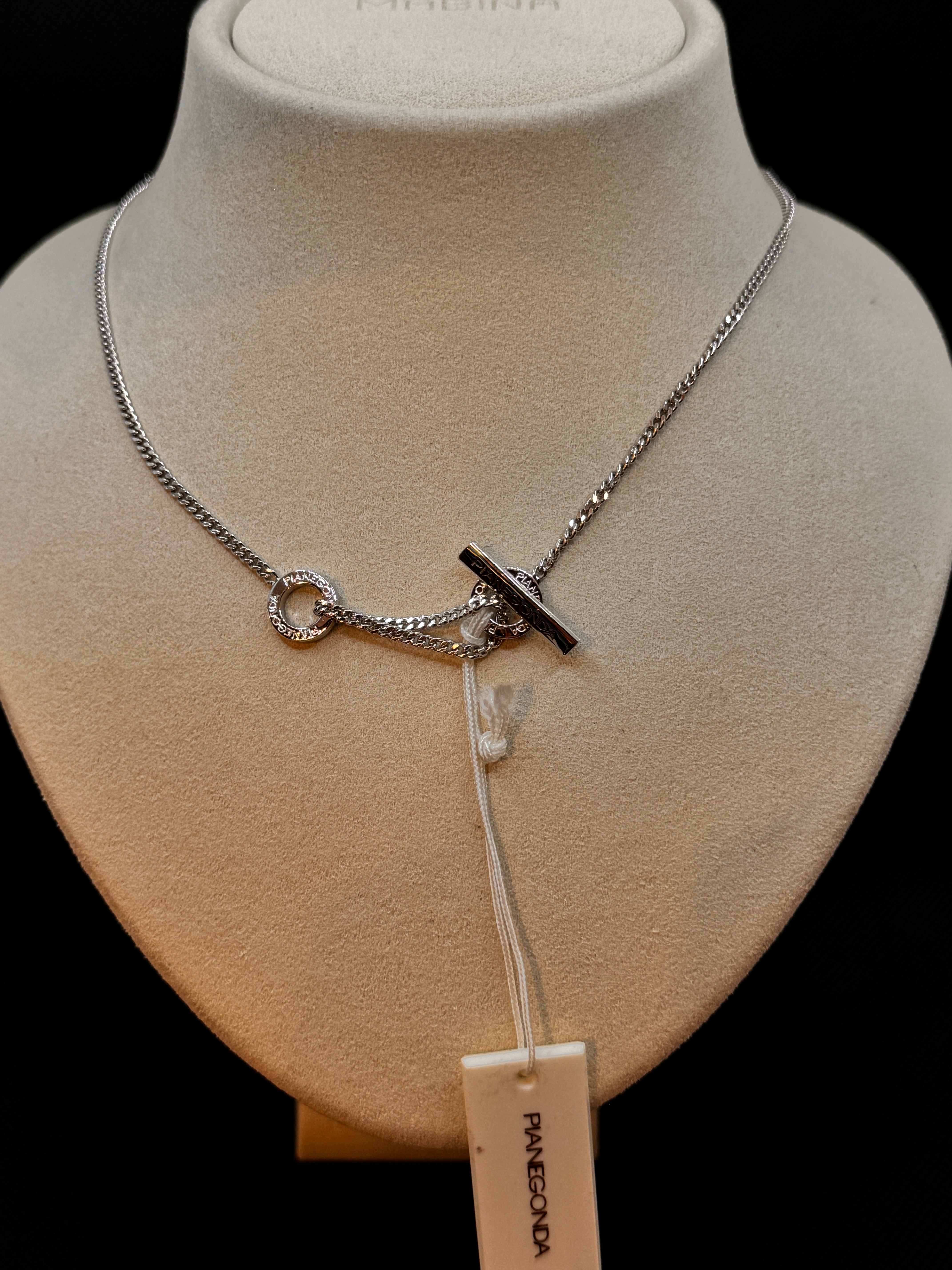 Pianegonda Silberhalsband mit Herzanhänger, Lovestick Mania Kollektion - CA011148