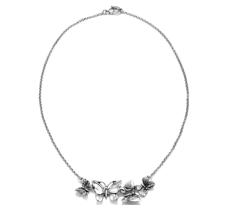 GIOVANNI RASPINI SWING BUTTERFLIES NECKLACE - 09540