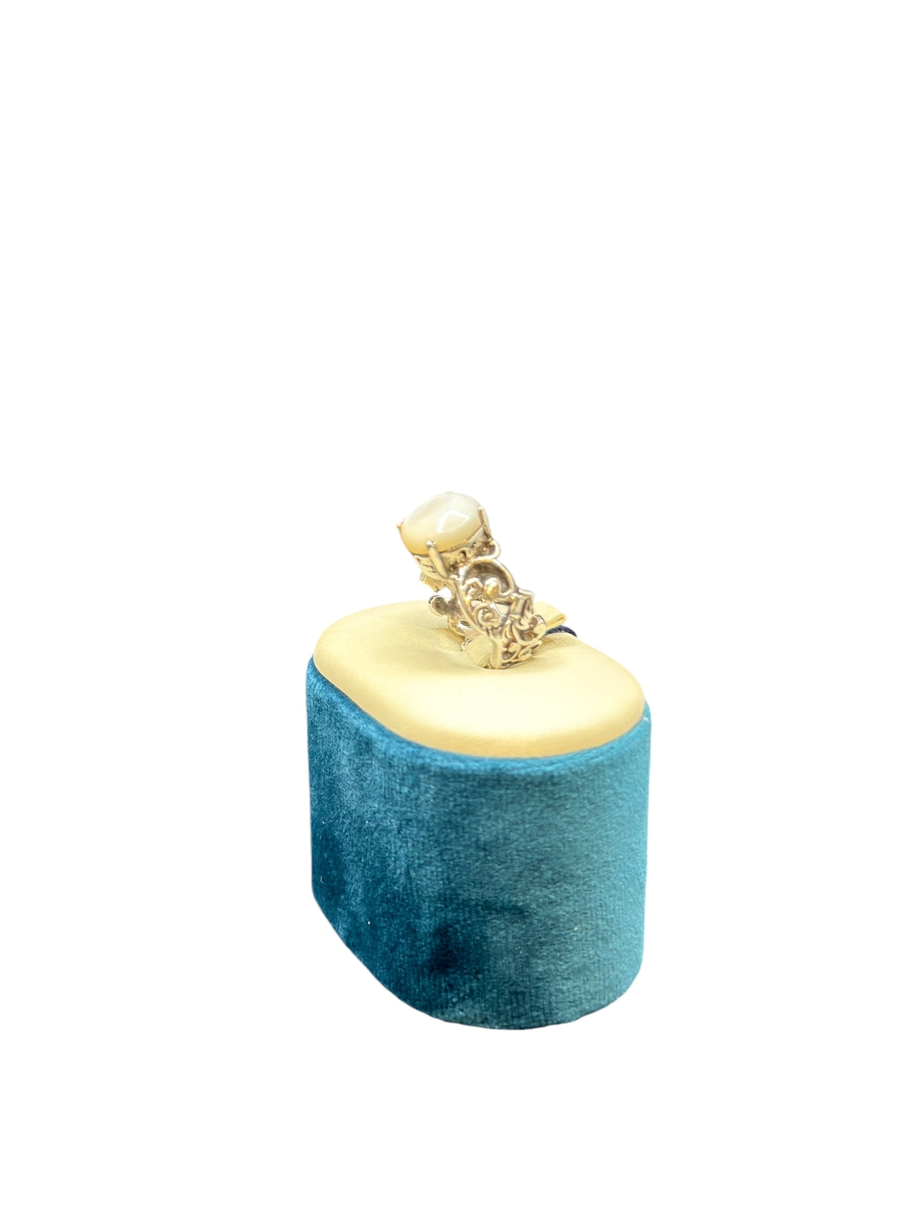 Labriola-Silberringe mit Variationen aus Milchaquamarin, grünem Turmalin oder Chalcedon – 2058