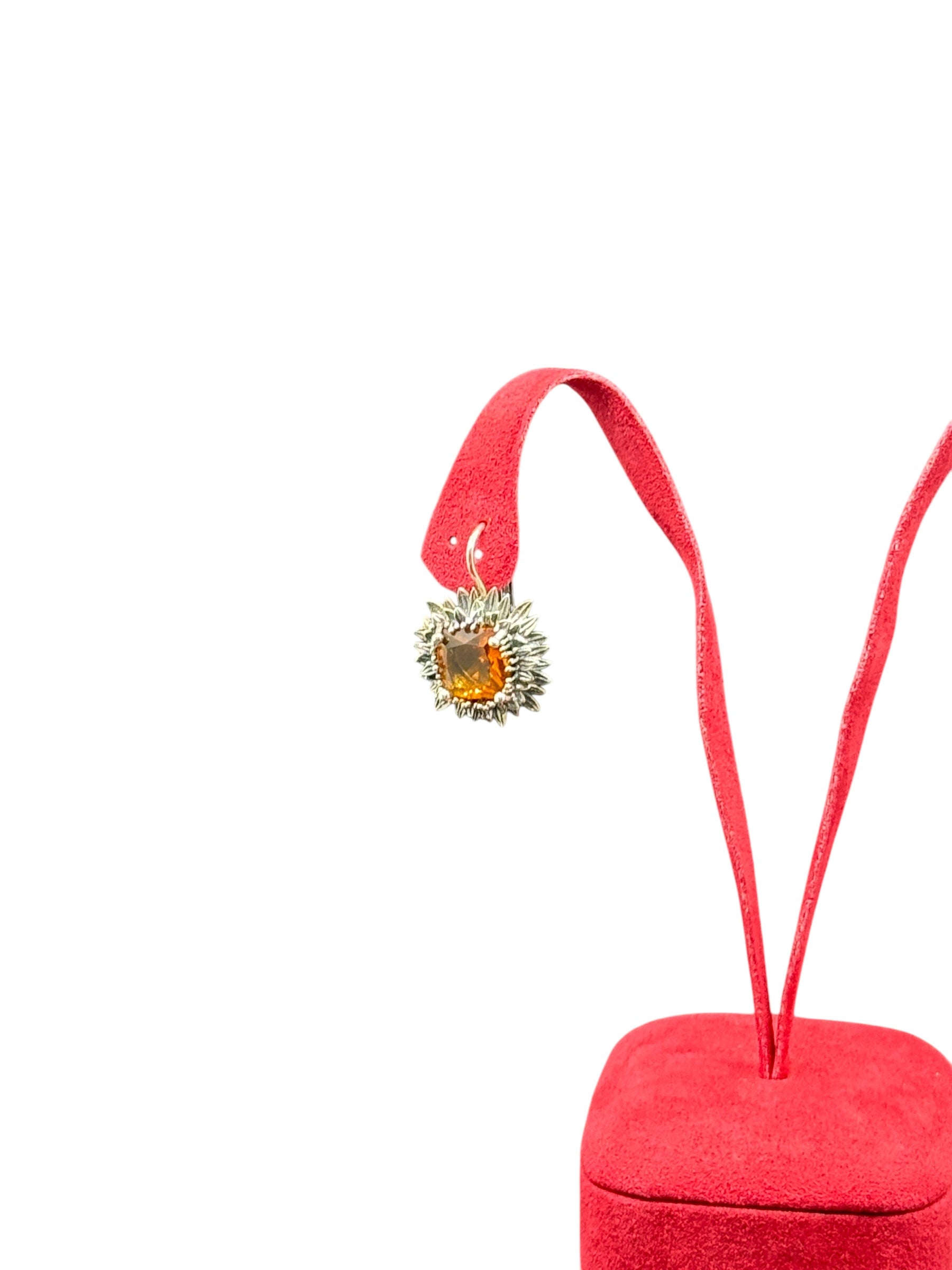 Labriola Daisy Ohrringe in Silber mit gelbem Citrinquarz – 2228G