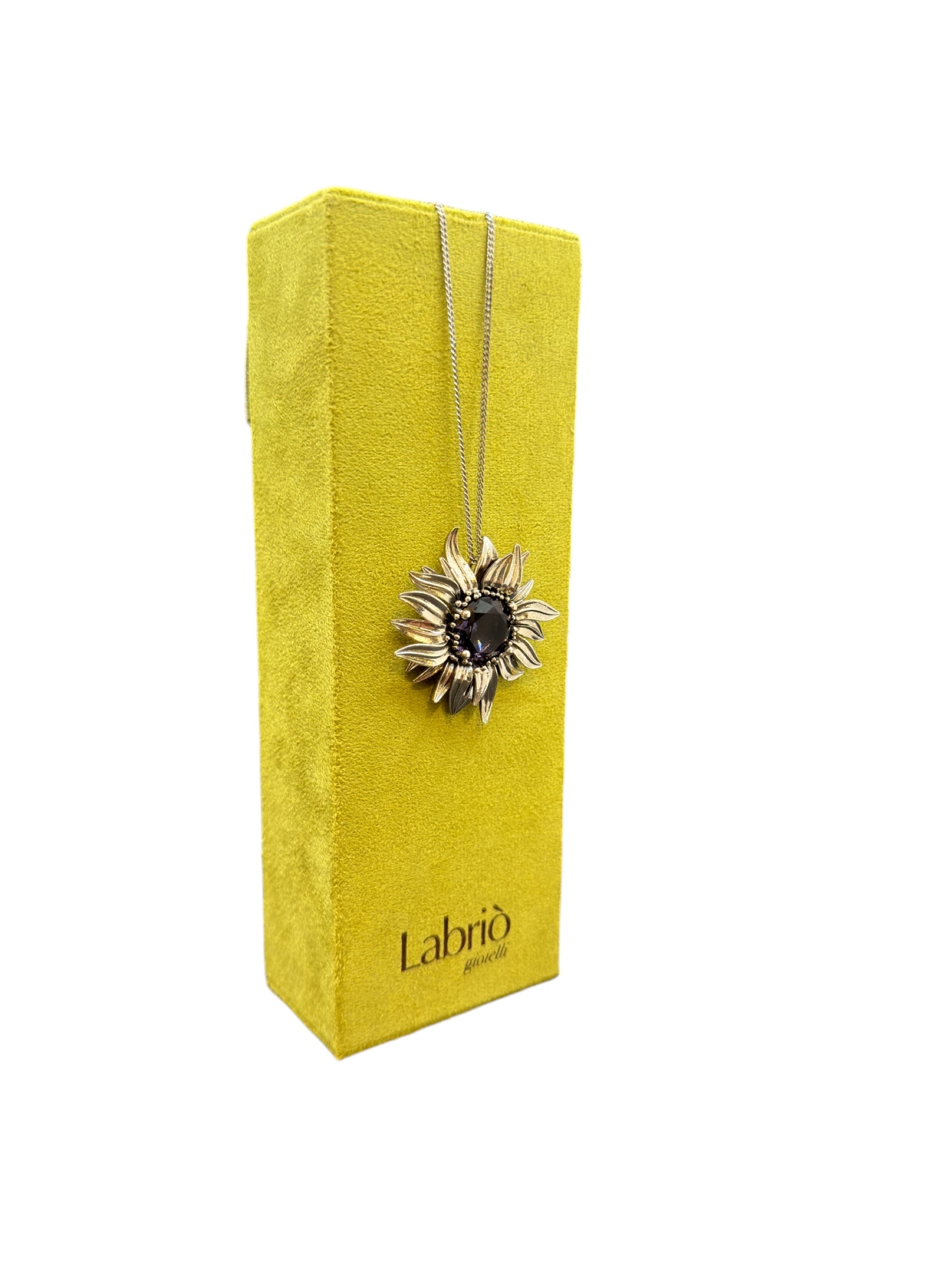 LABRIOLA MARGHERITA SILBERKETTE MIT LILA QUARZ UND AMETHYST - 2220
