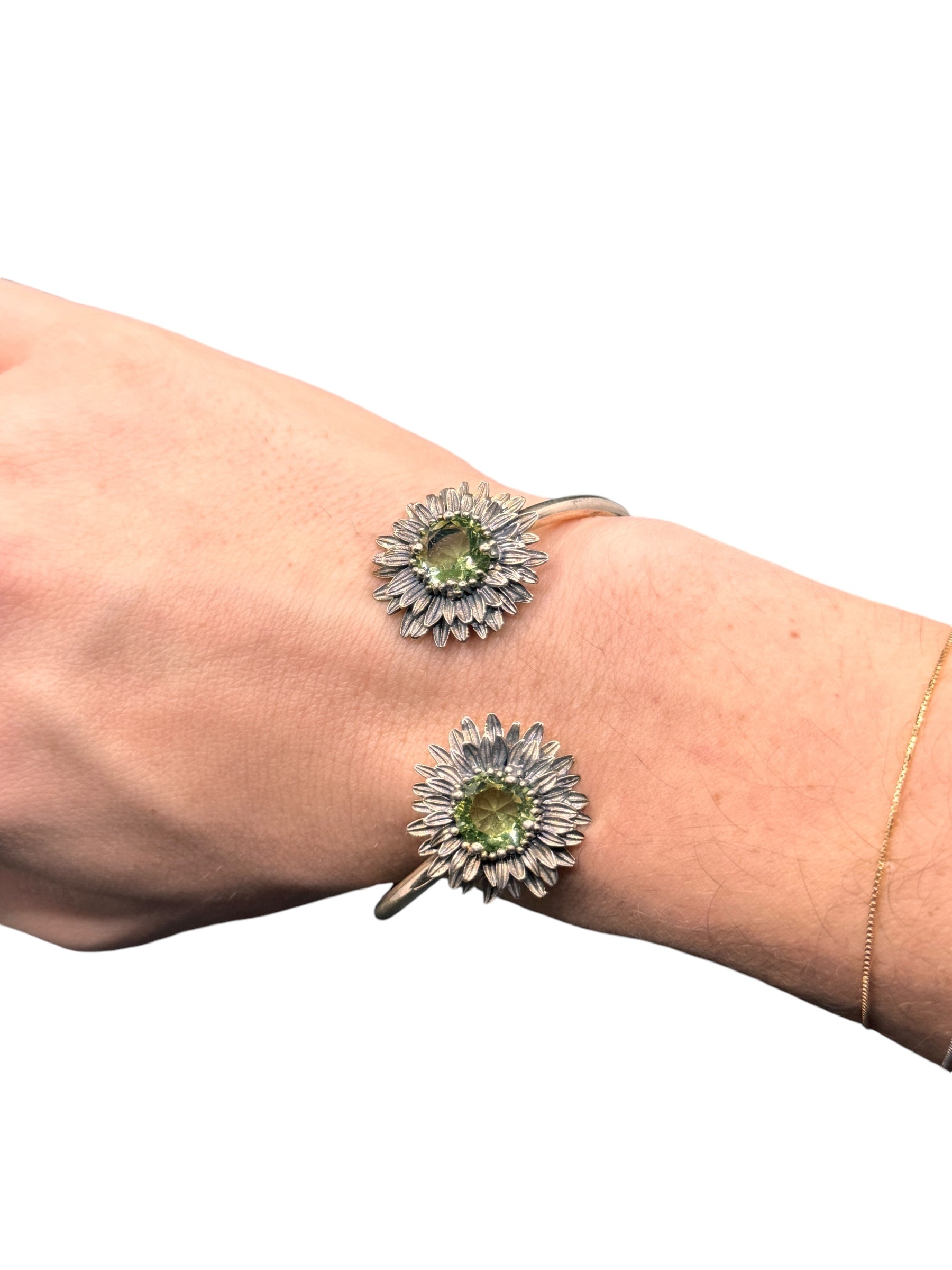 Labriola SILBERARMBAND MIT GRÜNEM QUARZ UND TURMALIN - 2235