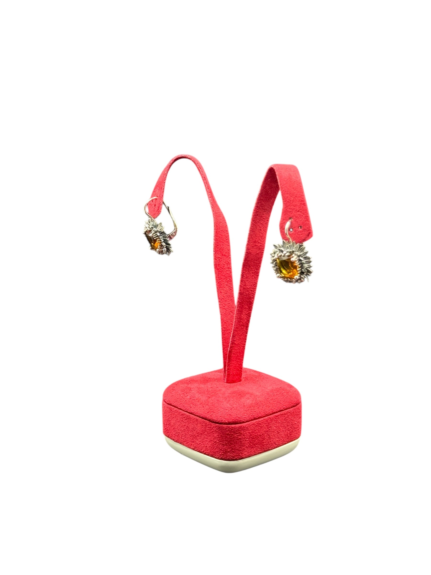 Labriola Daisy Ohrringe in Silber mit gelbem Citrinquarz – 2228G