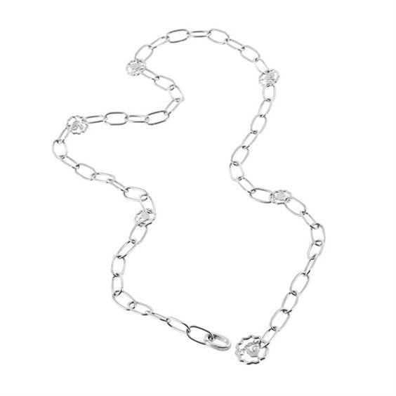 Collana 60cm oro bianco 18ct - 31339