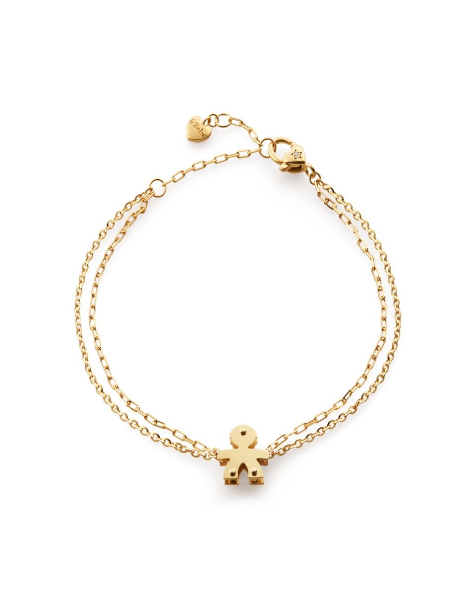 I MINI - KINDERARMBAND AUS GELBGOLD UND DIAMANTEN - LBB520