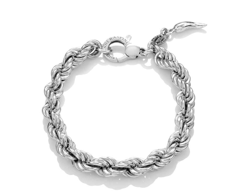 Bracciale argento Giovanni Raspini torchon medio - 10134