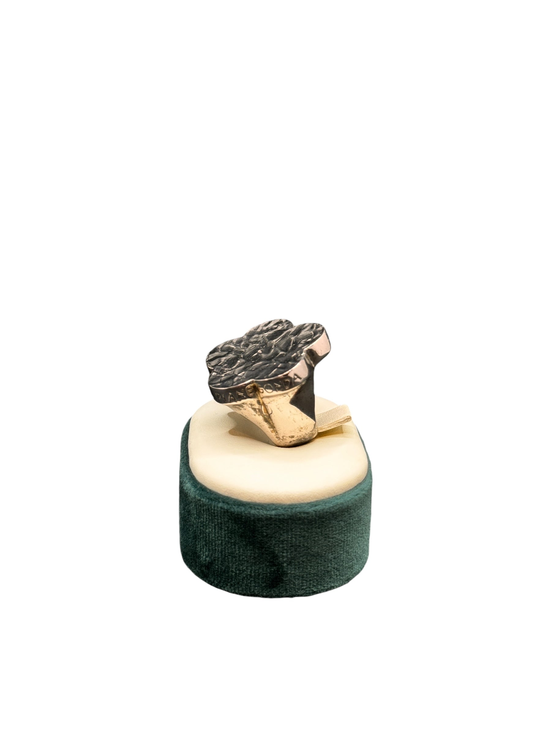 Pianegonda women's silver ring, VERITAS collection, with hammered effect - AA010143