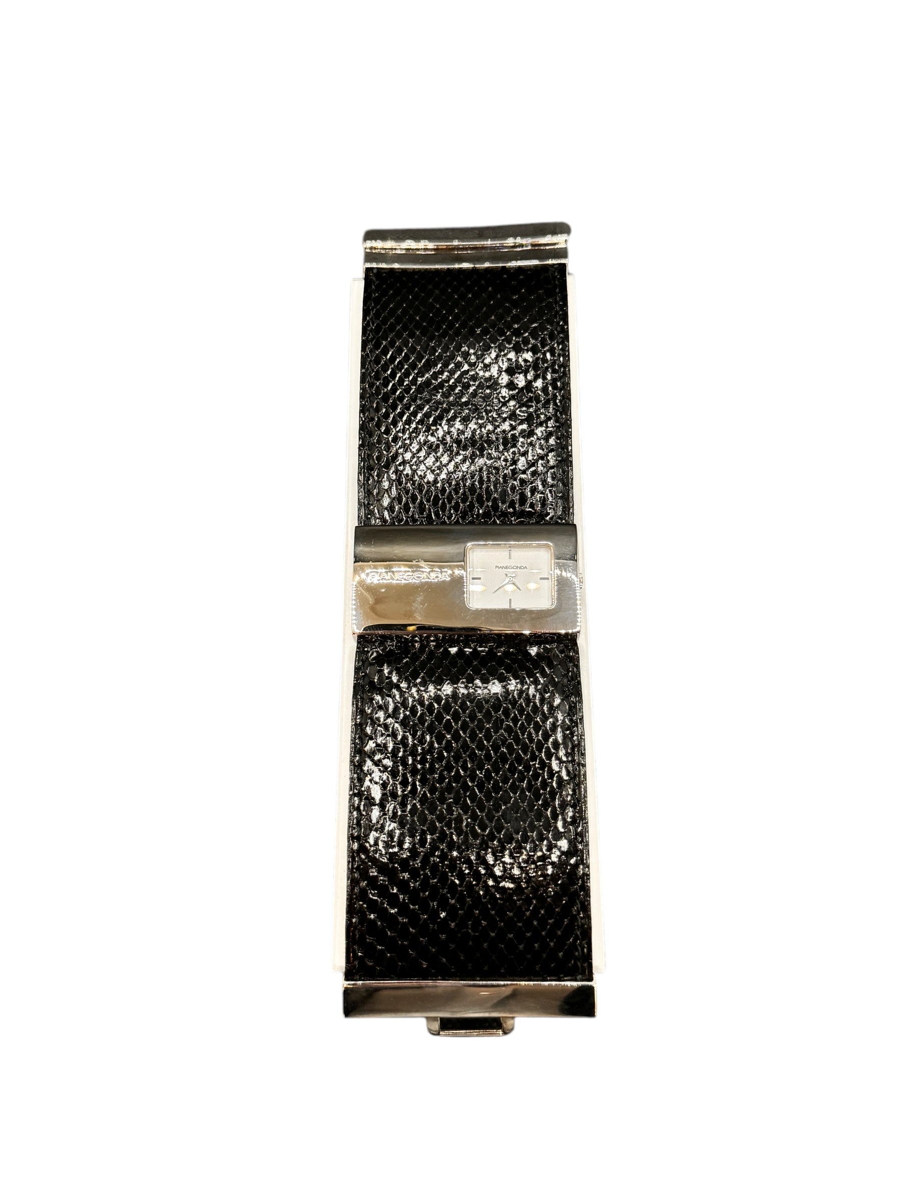 Pianegonda Damenuhr, Quarzwerk, DELANO Kollektion, 50mm - W001-1-schwarz