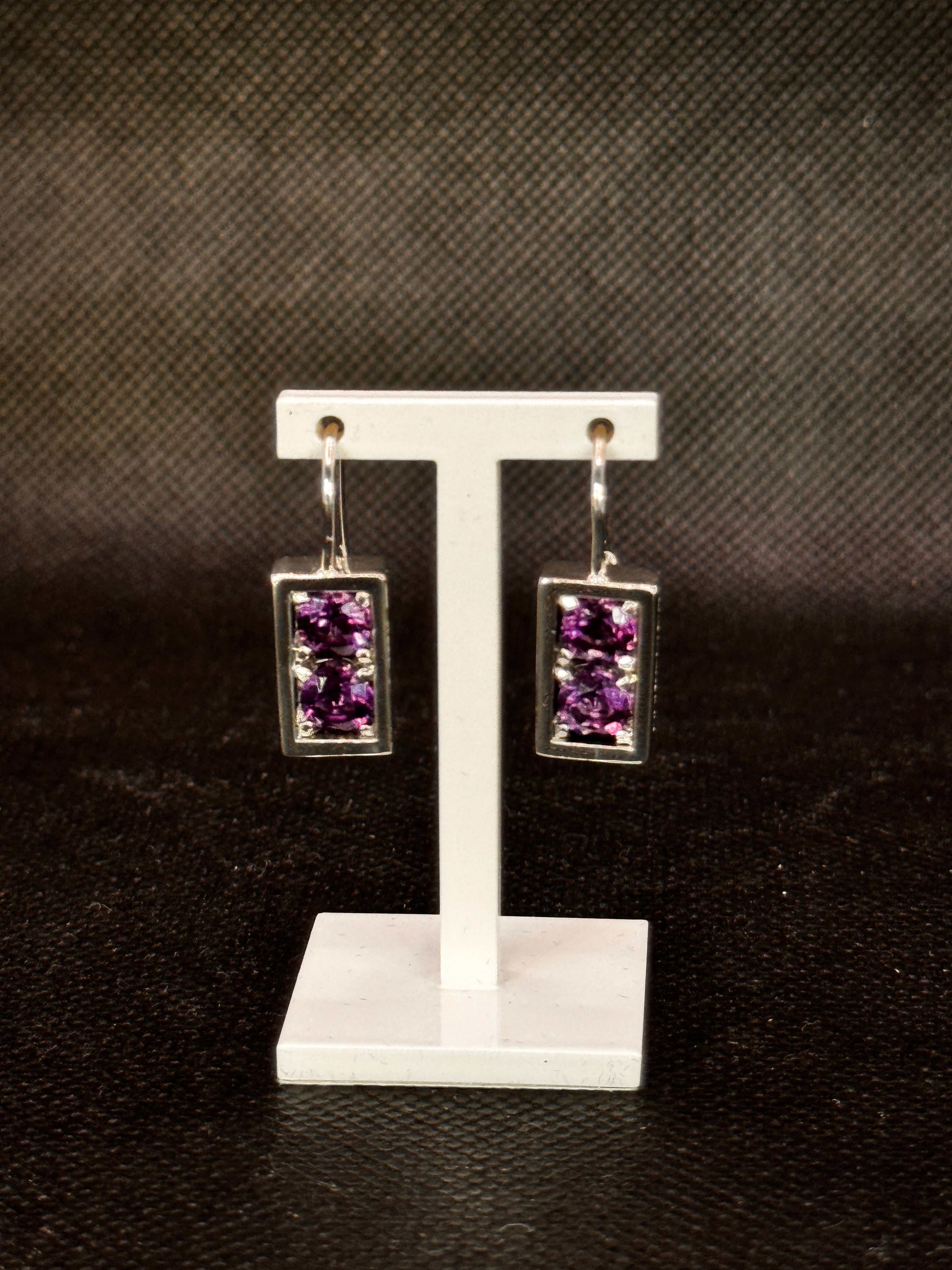 Pianegonda Silberohrringe mit Amethyst - OA010349