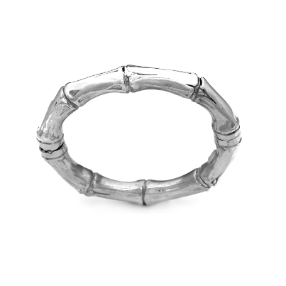 Large Bamboo Bangle
rigid in Silver 925 - 10651
