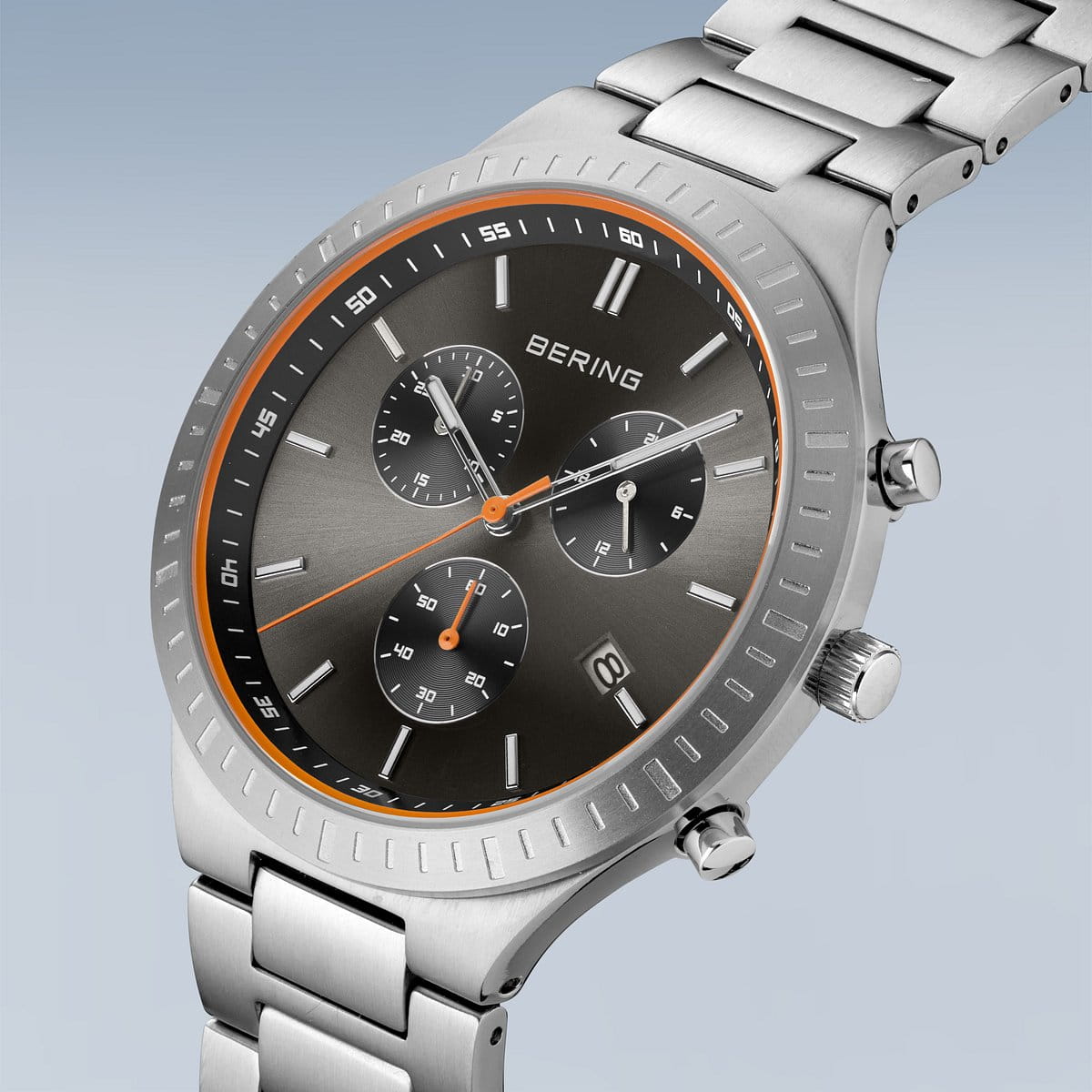 Titan Chrono | argento spazzolato | 11743-709