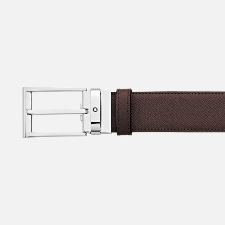 MONTBLANC Reversible Black/Brown Leather Belt 35mm - 118436