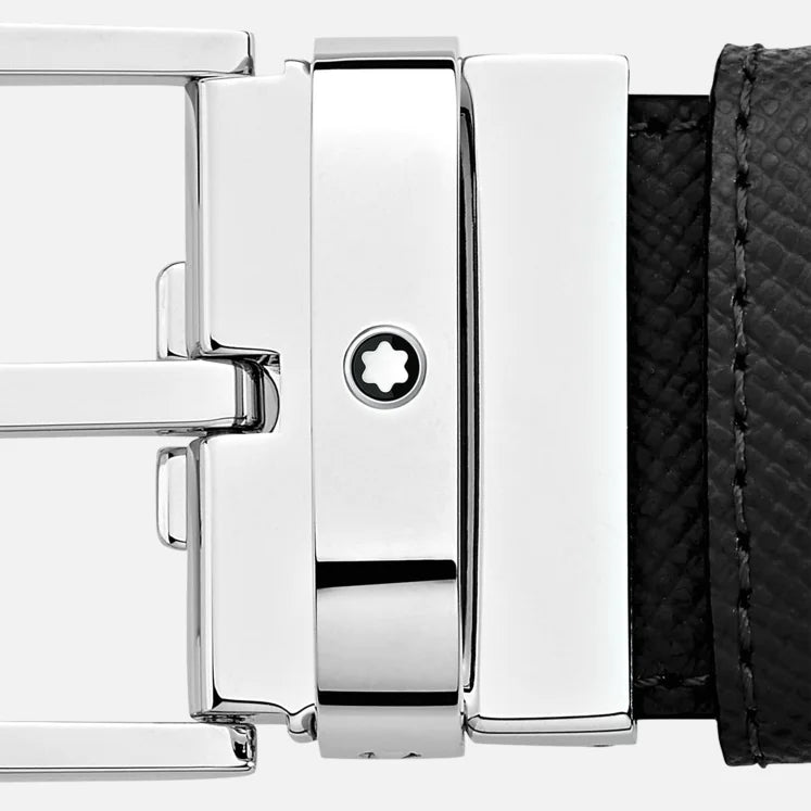 MONTBLANC Reversible Black/Brown Leather Belt 35mm - 118436