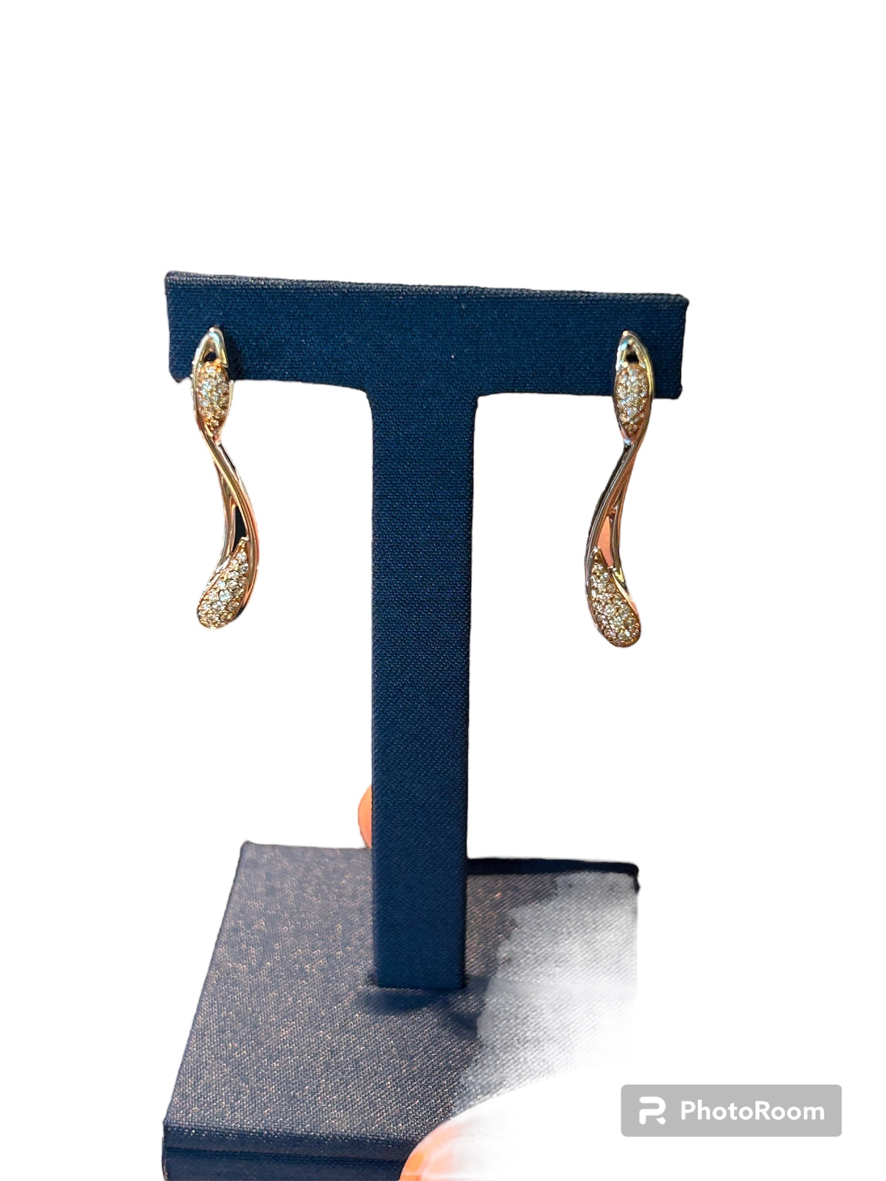 Ohrhänger aus Weißgold und Diamanten – ERD1019BR
