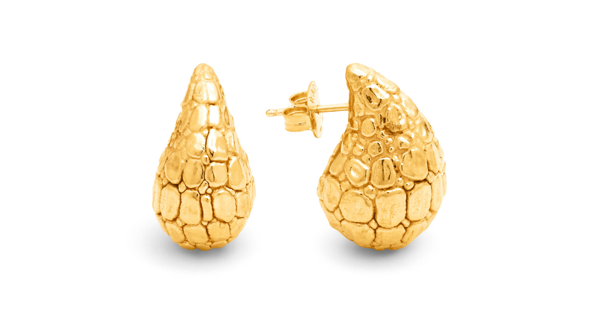 Orecchini Giovanni Raspini in argento goccia croco piccoli - 12358