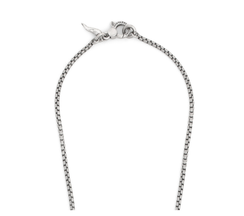 GIOVANNI RASPINI Herren-Ziegelstein-Halskette - 12380