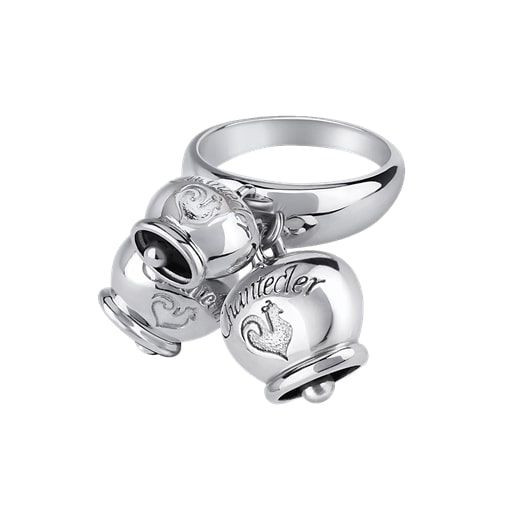 Anello Chantecler A 3 CAMPANELLE in argento collezione Et Voilà - 29364