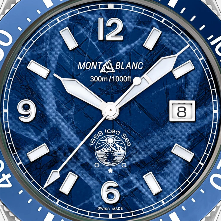 Montblanc 1858 Ice Sea Automatic Date, 41 mm – 129369