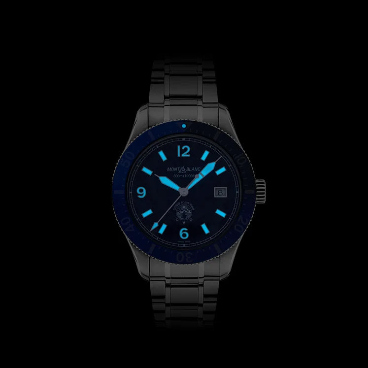 Montblanc 1858 Ice Sea Automatic Date, 41 mm – 129369