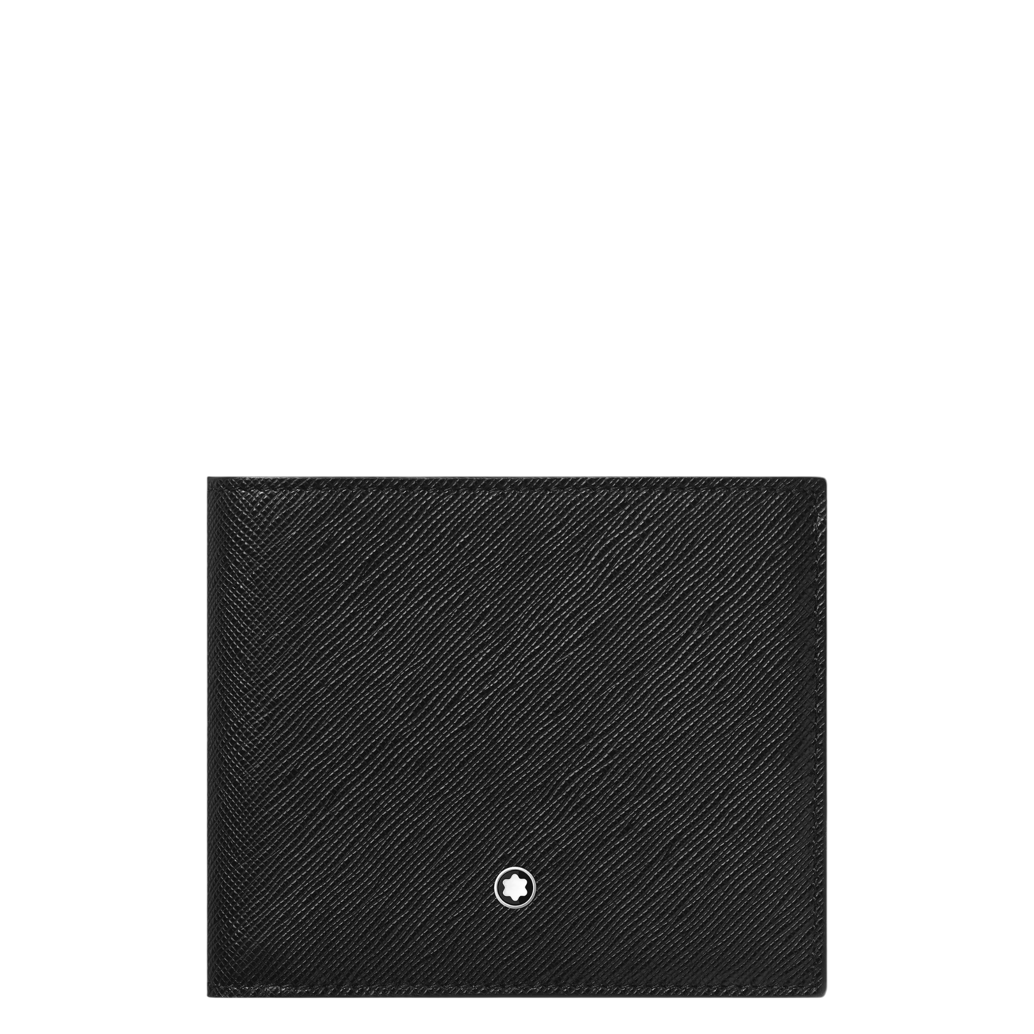 Portafoglio Montblanc 8 Tasche in Pelle Sartorial, colore nero - 130317