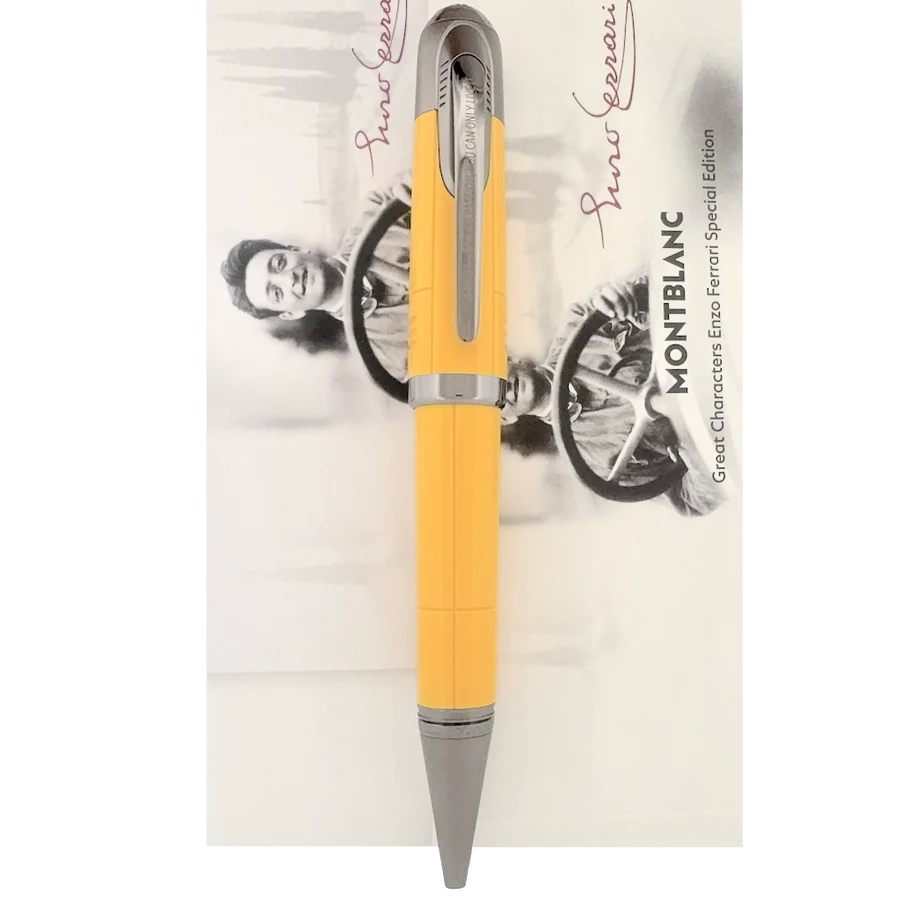Penna Montblanc Special Edition "The Great Characters" Enzo Ferrari, Ballpoint color Giallo Modena - 130663