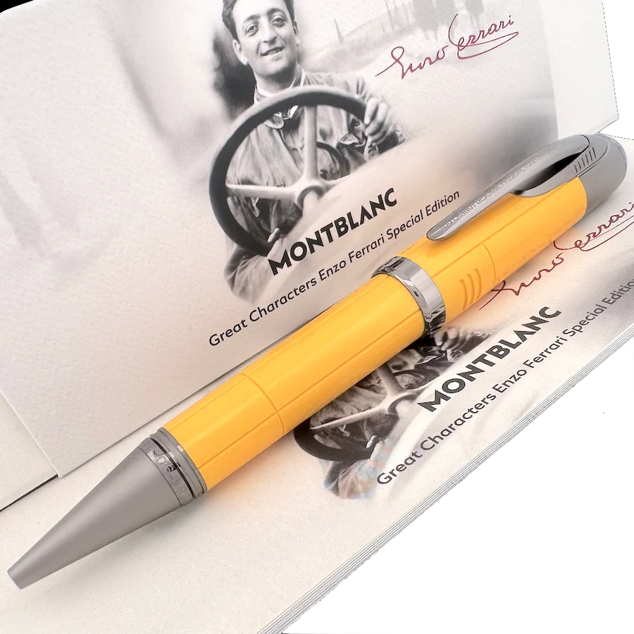 Penna Montblanc Special Edition "The Great Characters" Enzo Ferrari, Ballpoint color Giallo Modena - 130663
