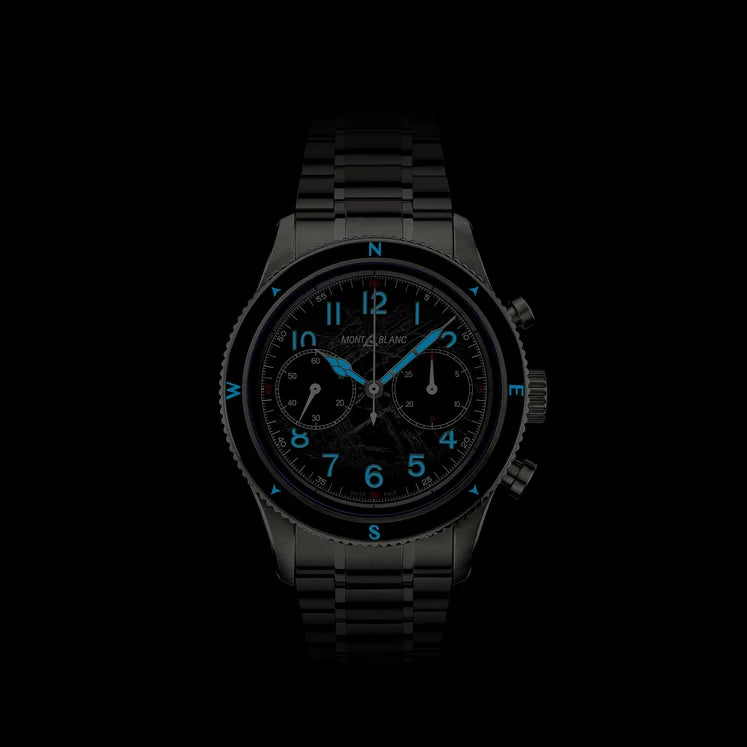 MONTBLANC 1858 AUTOMATISCHER CHRONOGRAPH 0 OXYGEN THE 8000, 42 mm – 130983