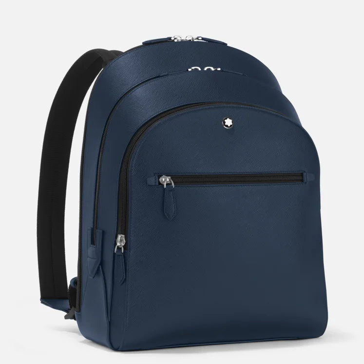 ZAINO MEDIO CON 3 SCOMPARTI MONTBLANC BLU SARTORIAL - 131716