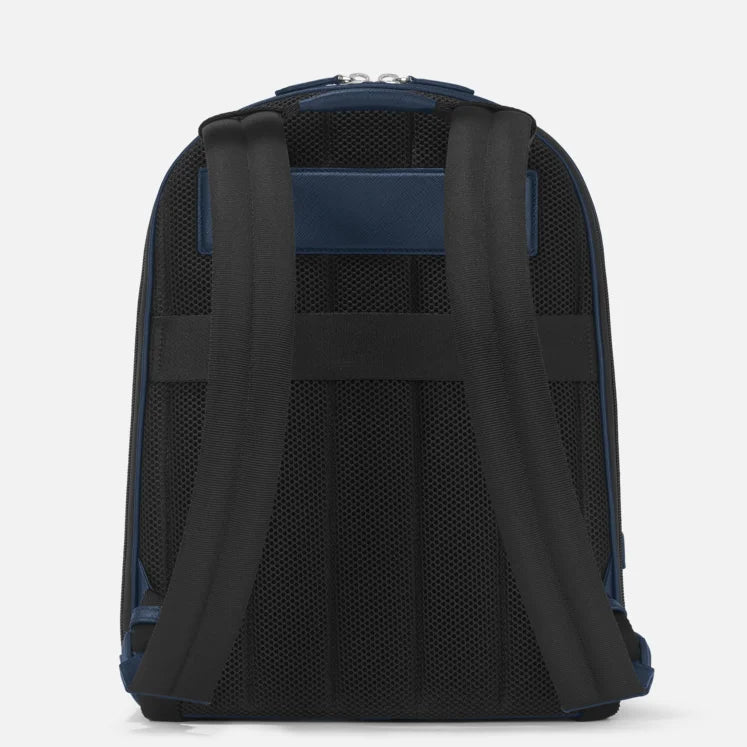 ZAINO MEDIO CON 3 SCOMPARTI MONTBLANC BLU SARTORIAL - 131716