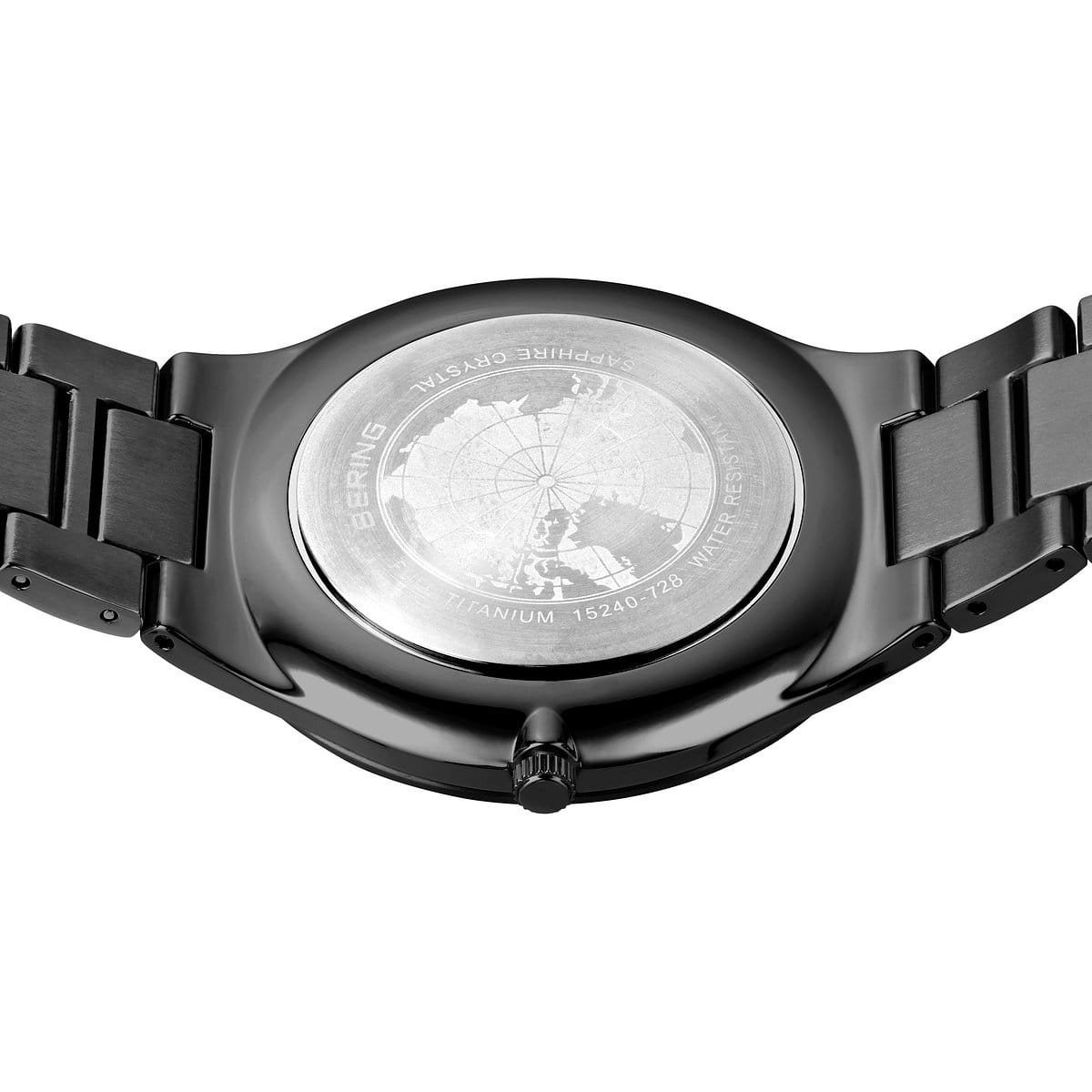 Bering Titan Herrenuhr | Gebürstetes Schwarz, 40 mm | 15240-728