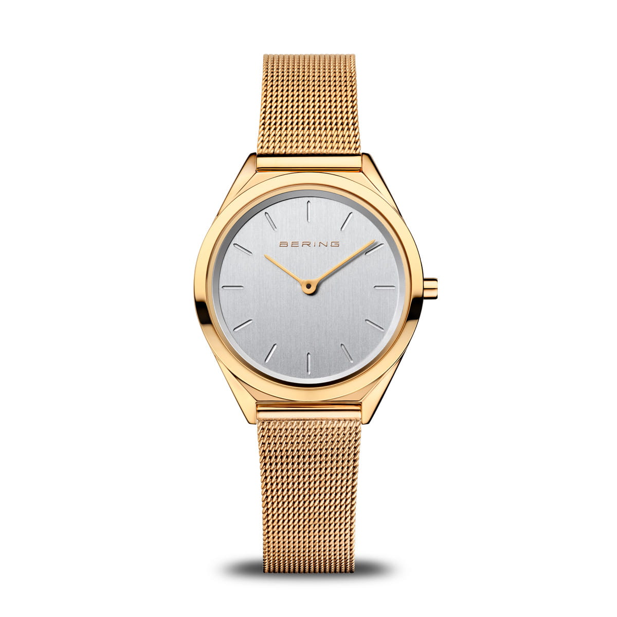 Bering Ultra Slim Unisex Uhr | Poliertes Gold, 31 mm | 17031-334