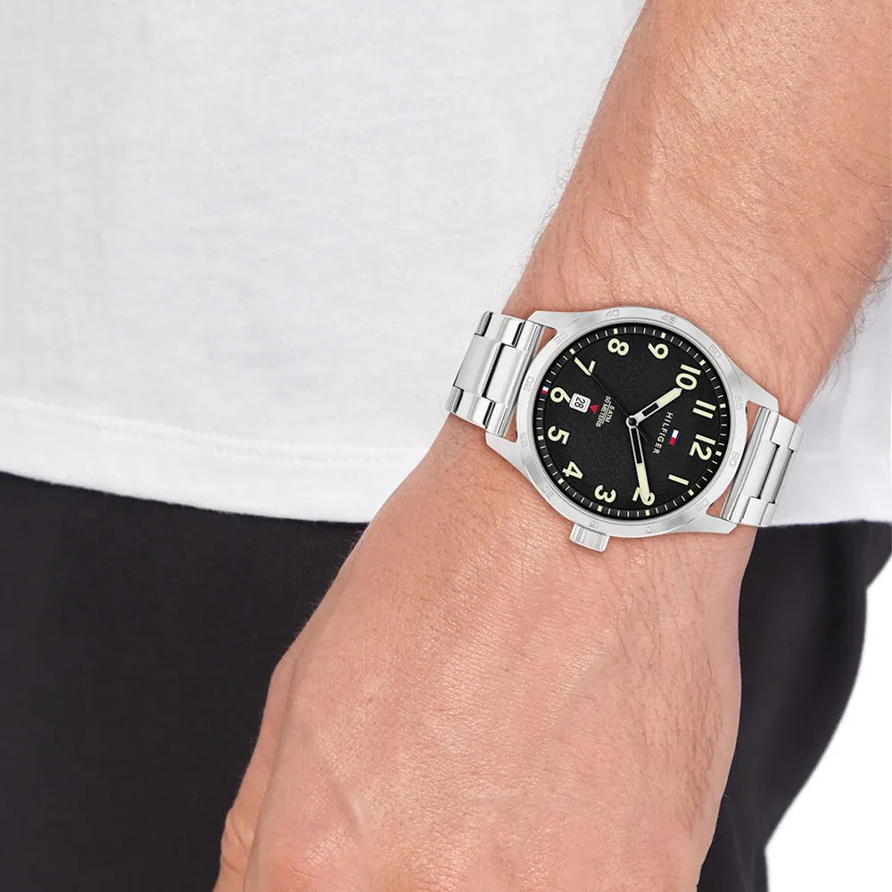 Tommy Hilfiger Forrest Herrenuhr, 43 mm, nur Zeitanzeige – 1710563