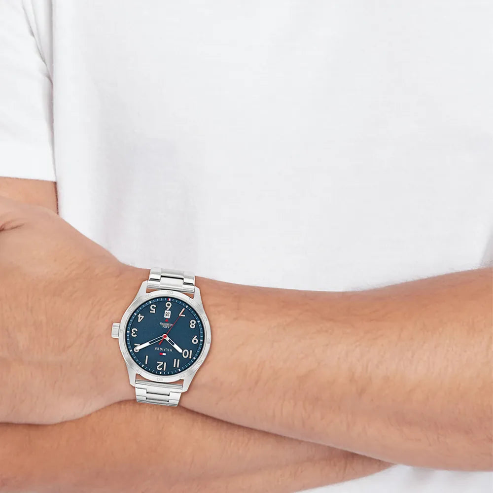 Tommy Hilfiger Forrest Herrenuhr, 43 mm, nur Zeitanzeige – 1710563