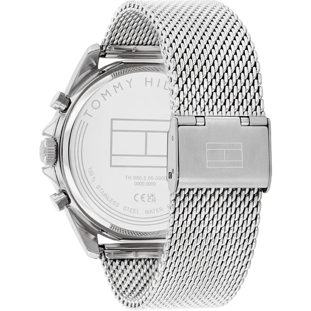 Orologio cronografo scheletrato da uomo Tommy Hilfiger, quadrante antracite, 44mm - 1710646