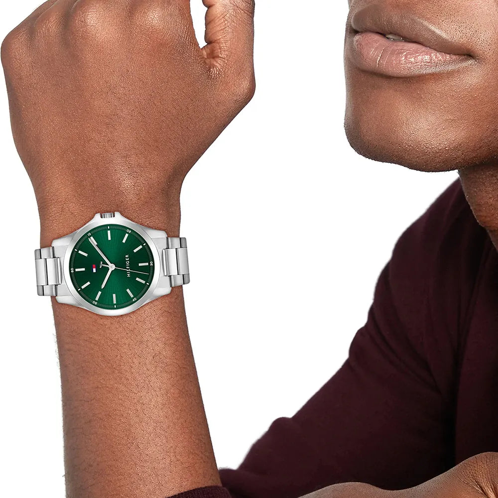 Orologio solotempo, al quarzo, da uomo Tommy Hilfiger, collezione Bruce, 43mm - 1710672