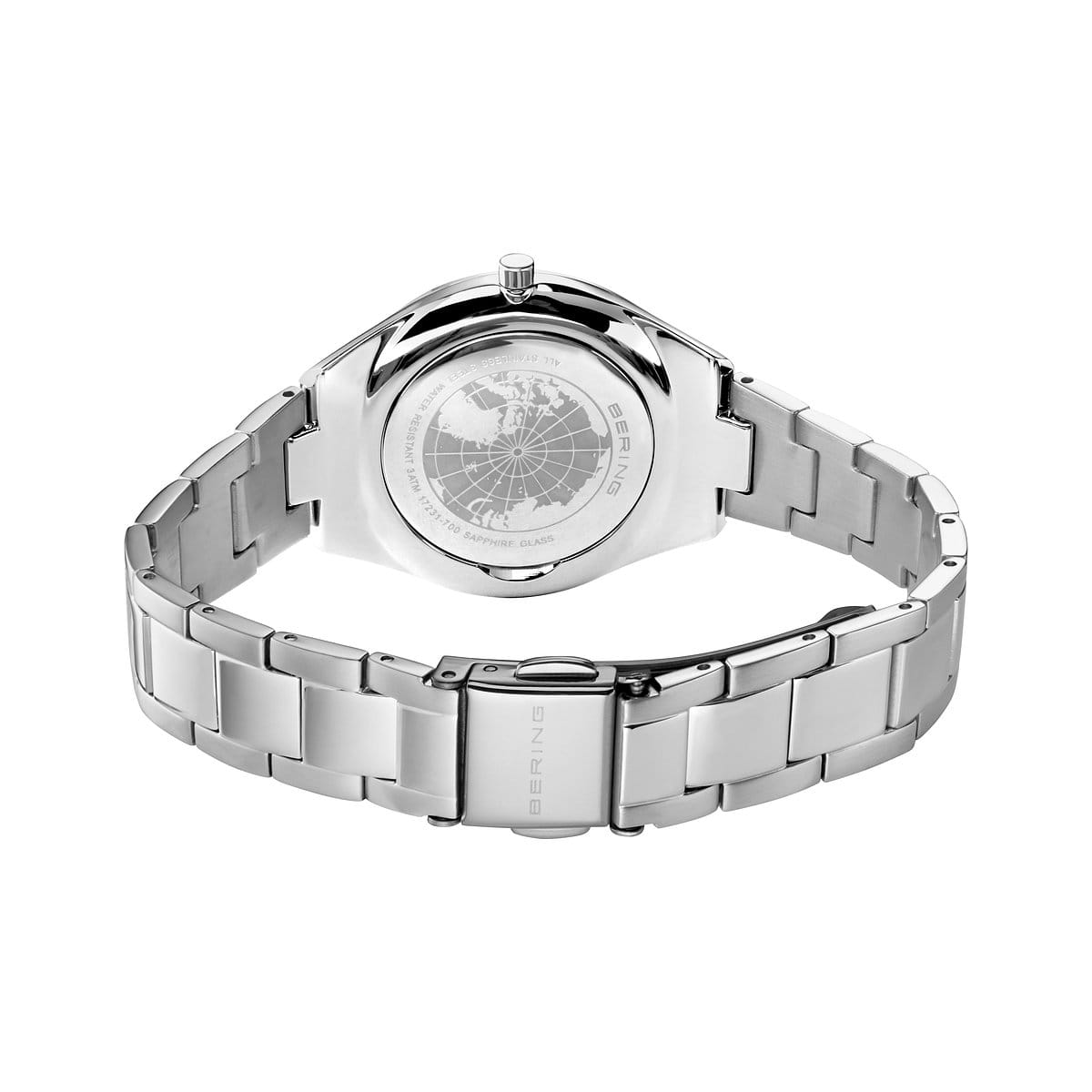 Bering Ultra Slim Damenuhr | Poliertes/Gebürstetes Silber, 31 mm | 17231-700