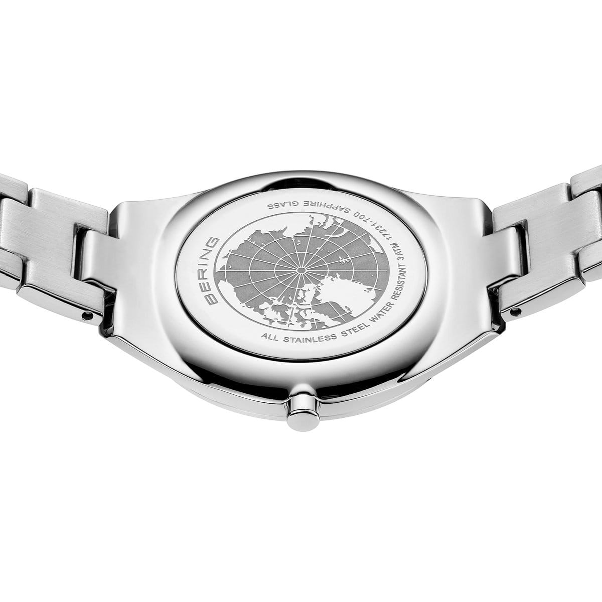 Bering Ultra Slim Damenuhr | Poliertes/Gebürstetes Silber, 31 mm | 17231-700