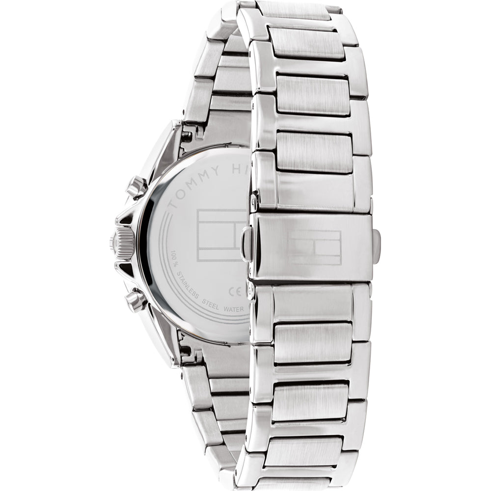 Orologio Tommy Hilfiger Silver ladies con cristalli e Day-Date, collezione Kennedy, versione argento, 38mm - 1782384