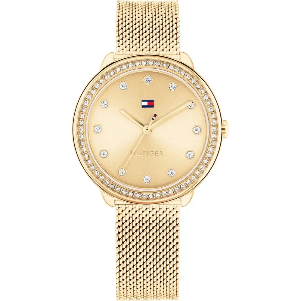 Orologio da donna Tommy Hilfiger, COLLEZIONE Demi, quadrante e cinturino dorato, 32mm - 1782699