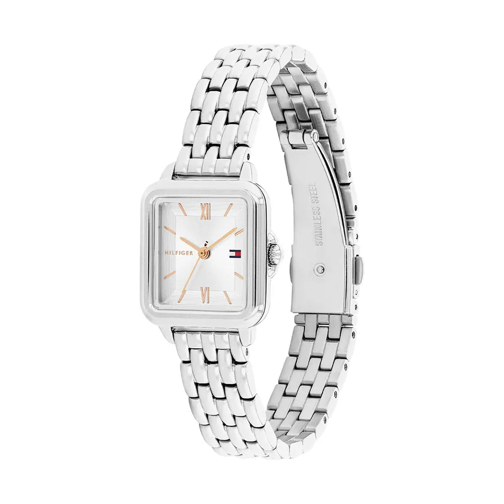 Orologio gioiello da donna Tommy Hilfiger, total silver, 22.5mm - 1782830