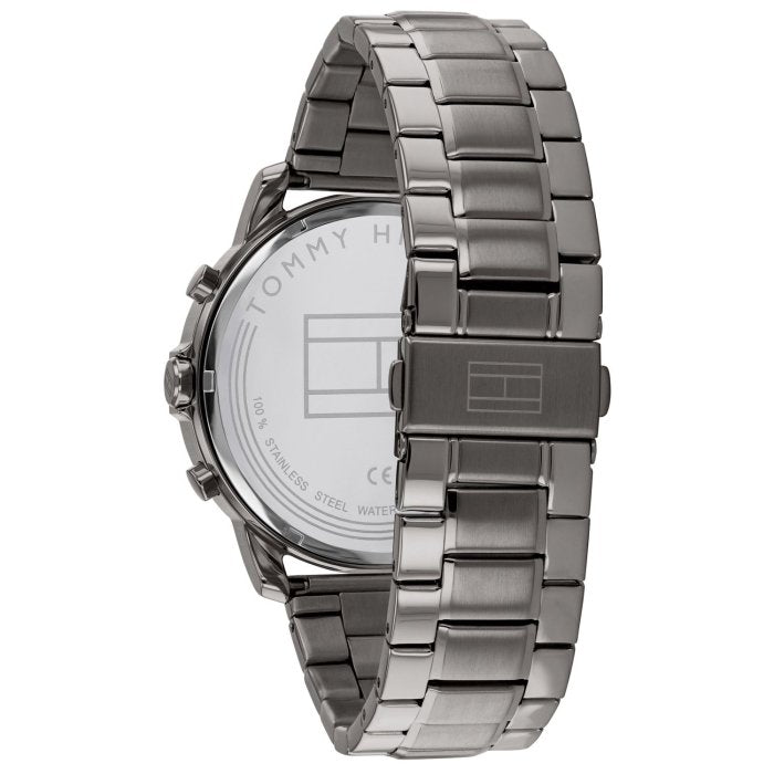 Orologio Tommy Hilfiger, quadrante blu scuro, cronografo, collezione Jameson, 45mm - 1791796
