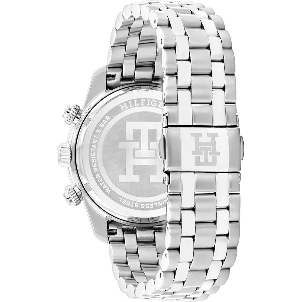 Orologio cronografo da uomo Tommy Hilfiger, TH85, quadrante bianco, 41mm - 1792157