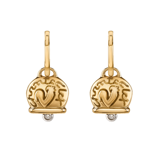 Glockenohrringe aus 18 Karat Gold - 18301