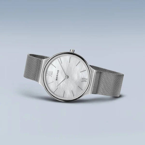 Ultraflach | Helles/Gebürstetes Silber | 18434-000